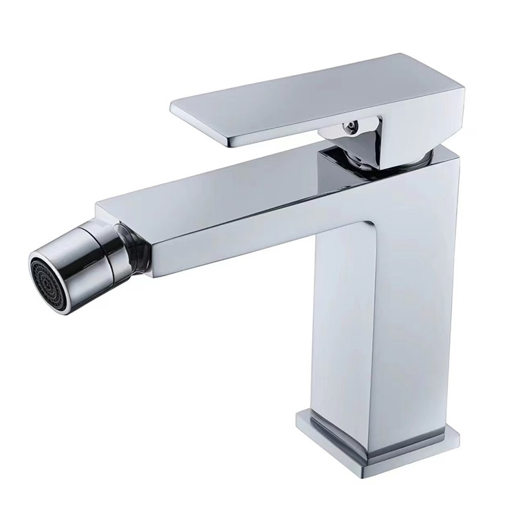 Deck Mounted Single Hole Hot and Cold Washroom Gold Bidet Faucets