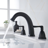 Deck Mounted Widespread Bathroom Basin Faucet Mixer Tap