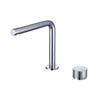 Swivel Deck Mounted Two Hole Bathroom Basin Mixer Faucets Set