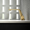 Factory Deck Mounted Single Handle Bathroom Rose Gold Basin Sink Faucets Mixer Tap