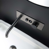 Wall Mounted Concealed Bathroom Basin Mixer Faucet with Digital Display