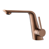 Factory Deck Mounted Single Handle Bathroom Rose Gold Basin Sink Faucets Mixer Tap