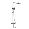 Wall Mounted Exposed Pipe Shower System Set for Bathroom