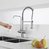 Stainless Steel Three Function Pure Water Kitchen Faucet with Sensor