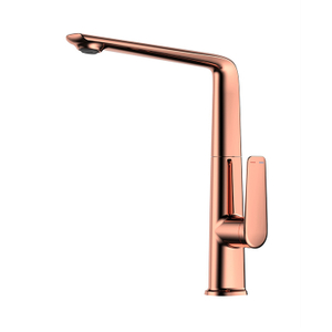 Deck Mounted Single Hole Brass Kitchen Faucet