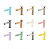 Deck Mounted Single Hole Hot and Cold Piano Brass Basin Mixer Faucet for Bathroom